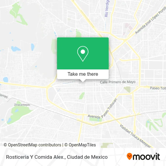 Rosticeria Y Comida Alex. map