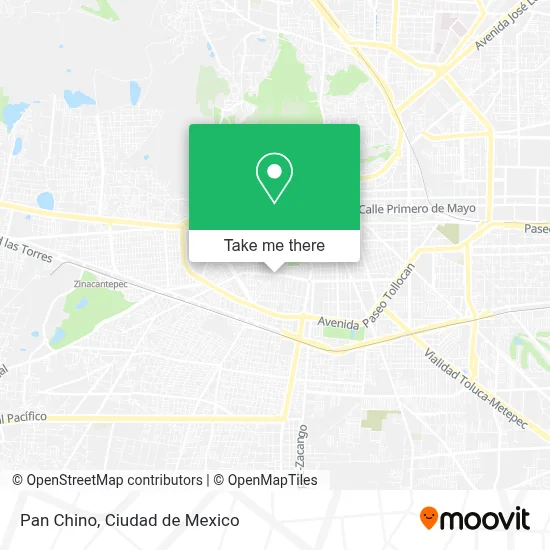 Pan Chino map