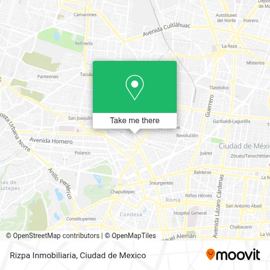 Rizpa Inmobiliaria map