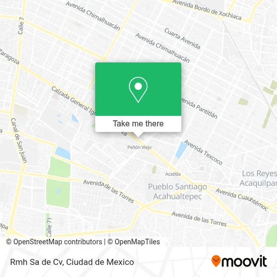 Rmh Sa de Cv map