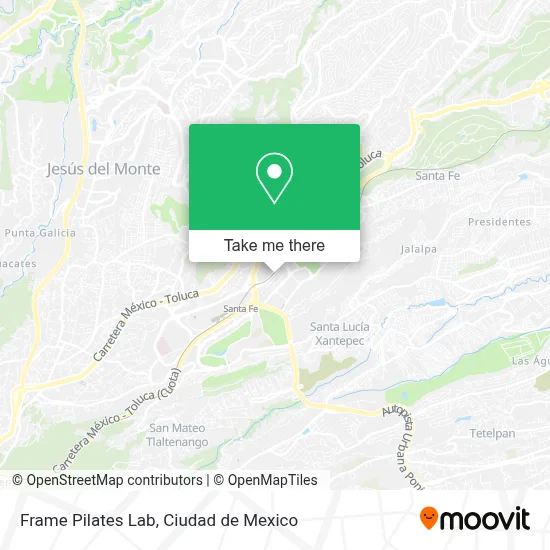 Frame Pilates Lab map