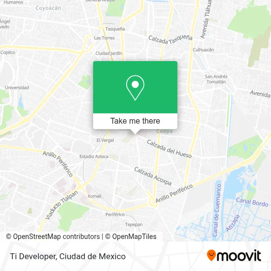 Ti Developer map