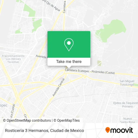 Rosticeria 3 Hermanos map