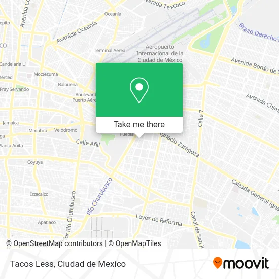 Tacos Less map