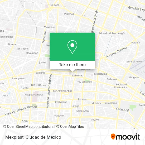 Mexplast map