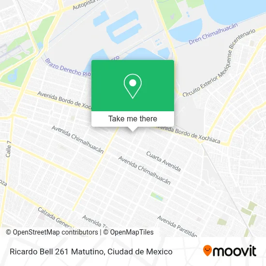 Ricardo Bell 261 Matutino map