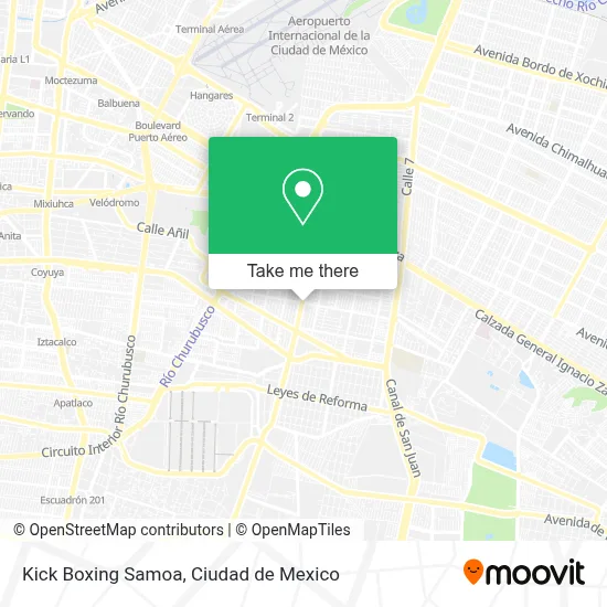Kick Boxing Samoa map