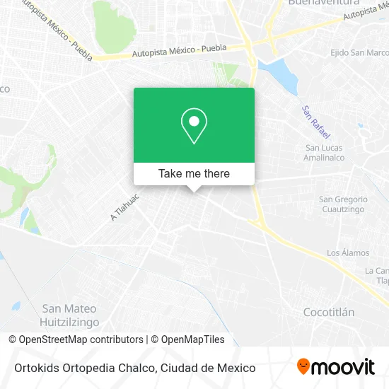 Ortokids Ortopedia Chalco map