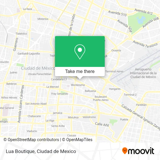Lua Boutique map