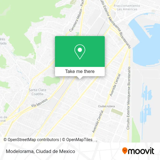 Modelorama map