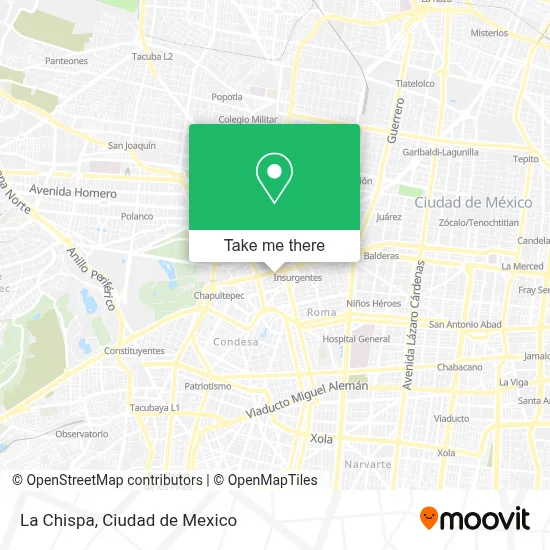 La Chispa map