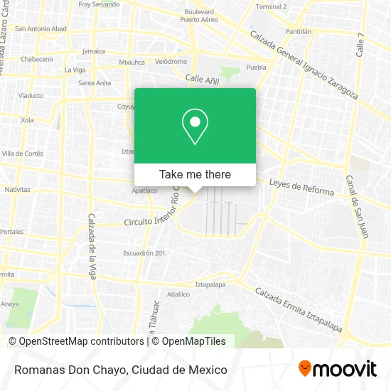 Romanas Don Chayo map