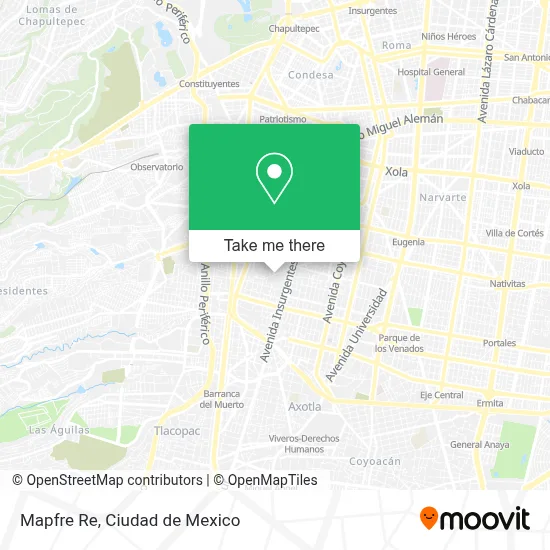 Mapfre Re map