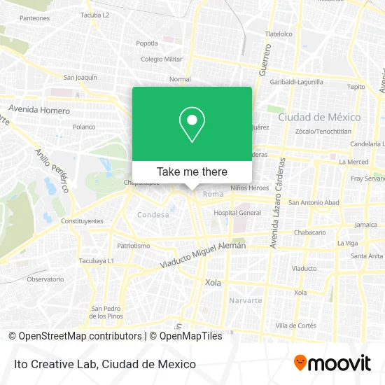 Ito Creative Lab map