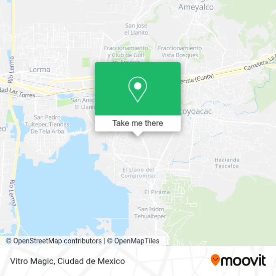 Vitro Magic map