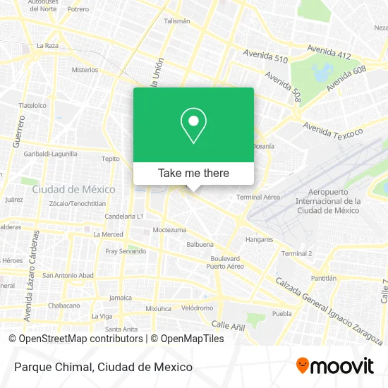 Parque Chimal map