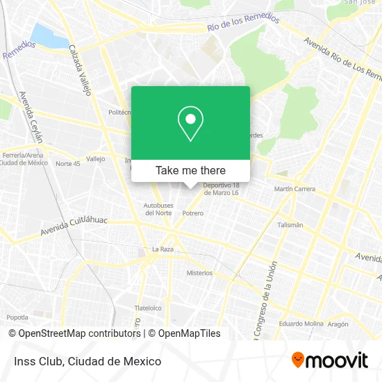 Inss Club map
