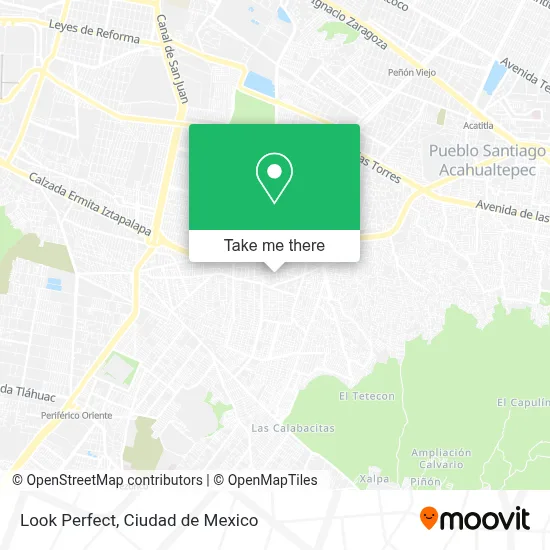 Look Perfect map