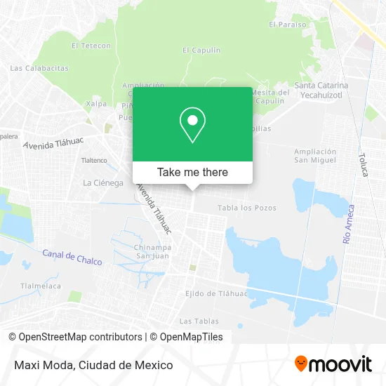 Maxi Moda map