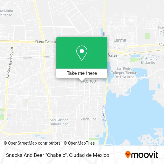 Snacks And Beer "Chabelo" map