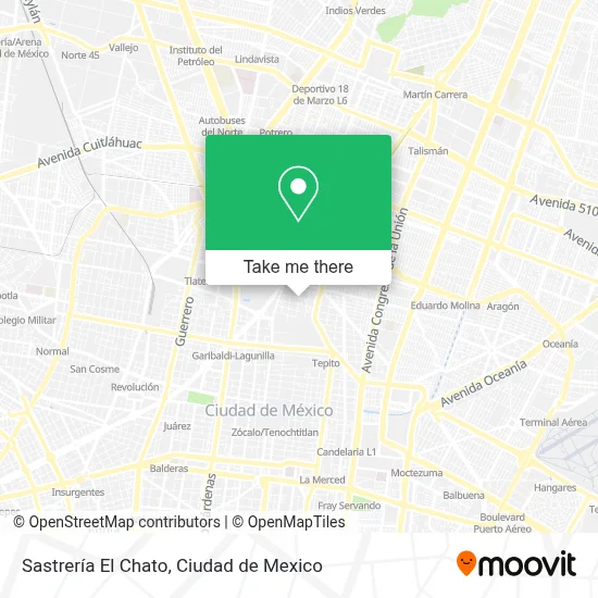 Sastrería El Chato map