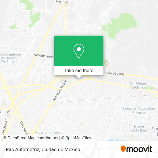 Rac Automotriz map