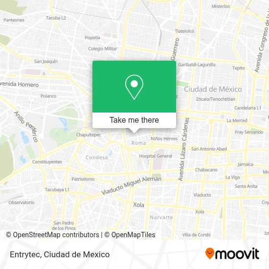 Entrytec map