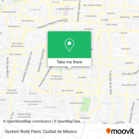 System Body Paint map
