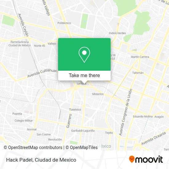 Hack Padel map