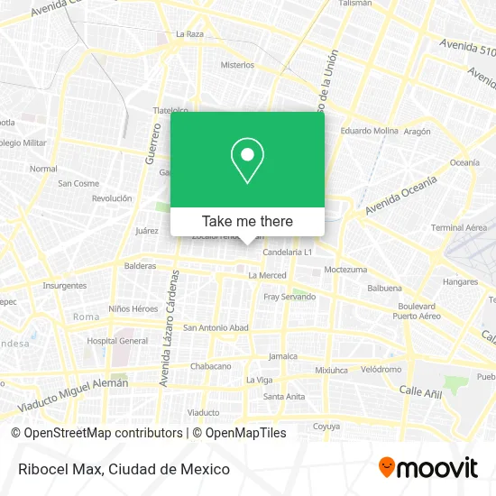 Ribocel Max map