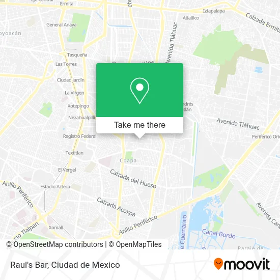 Raul's Bar map