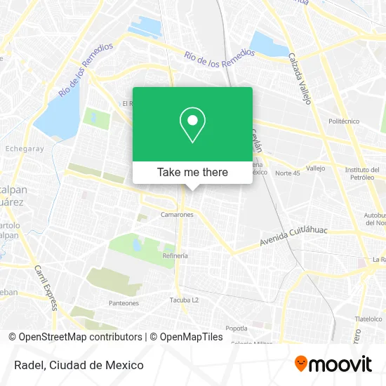 Radel map