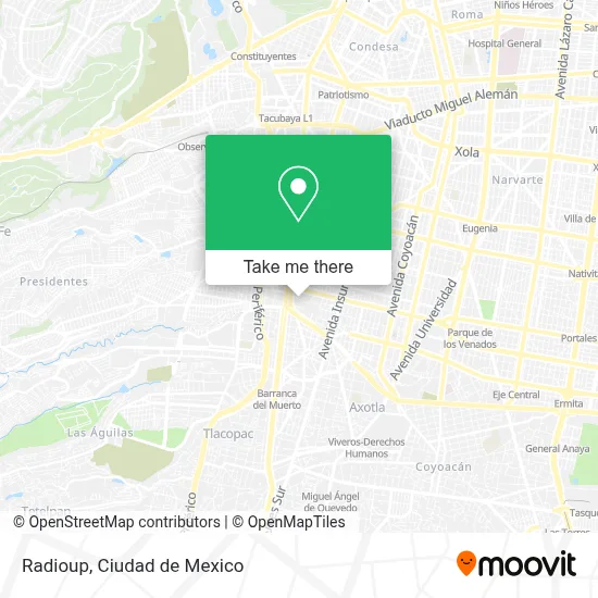 Radioup map