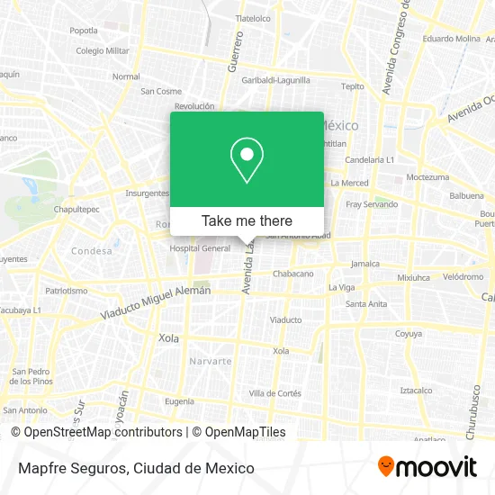 Mapfre Seguros map