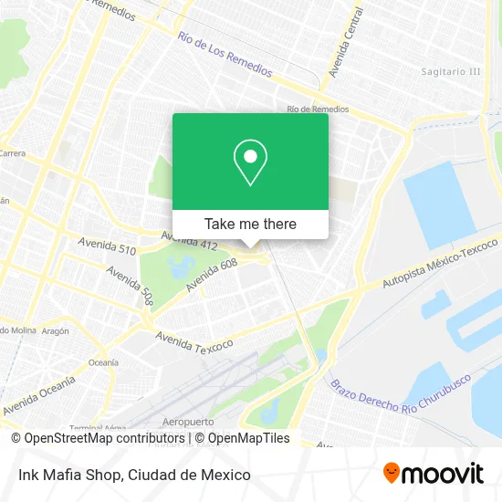 Ink Mafia Shop map