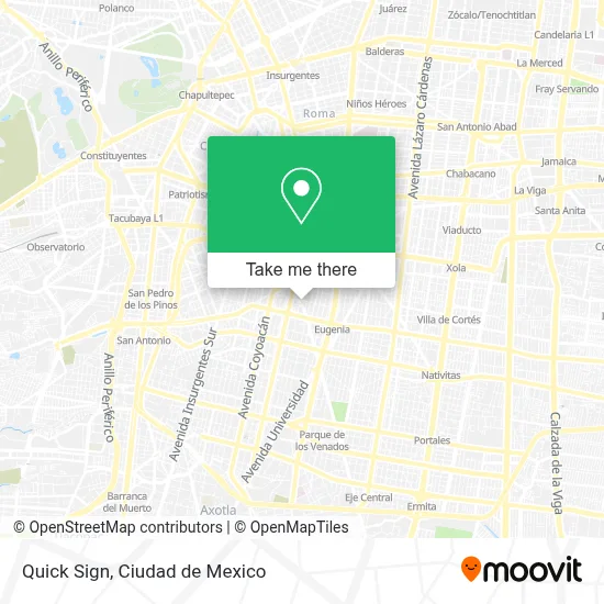 Quick Sign map