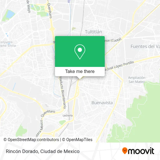 Rincón Dorado map