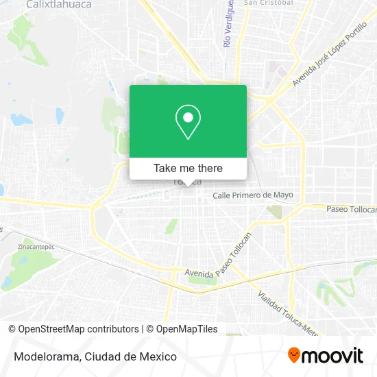 Modelorama map