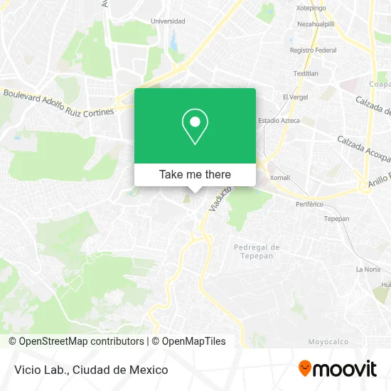 Vicio Lab. map
