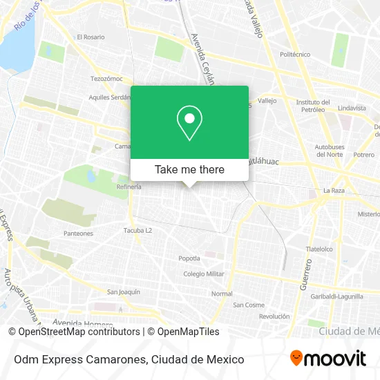 Odm Express Camarones map