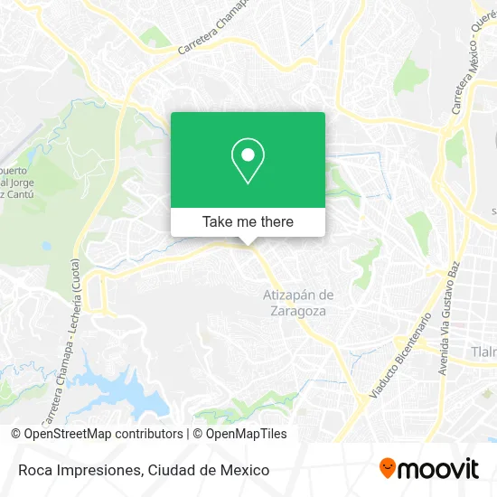 Roca Impresiones map