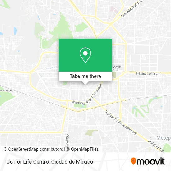 Go For Life Centro map