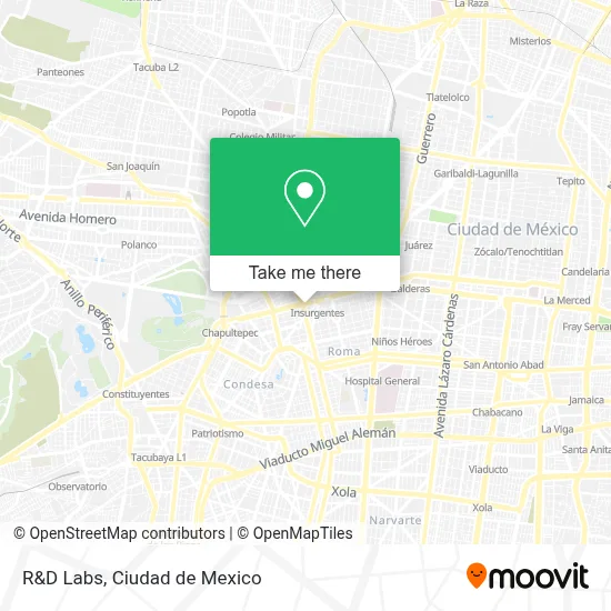 R&D Labs map