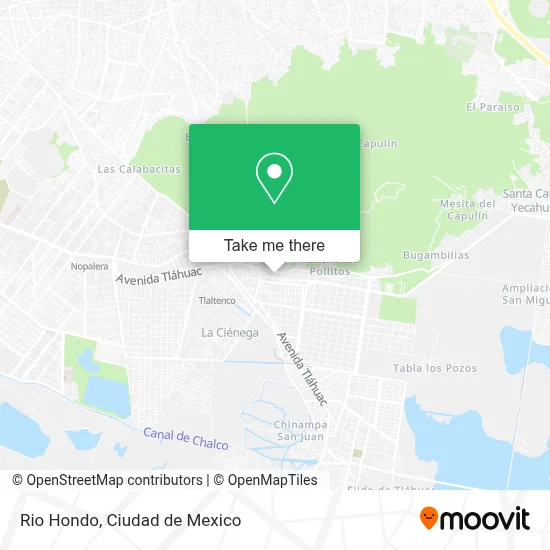 Rio Hondo map