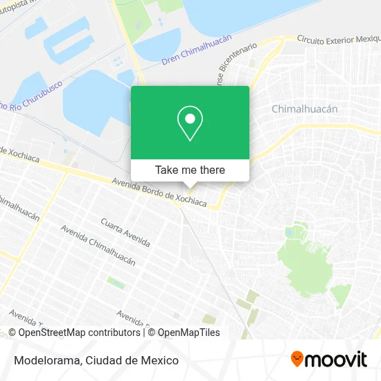 Modelorama map