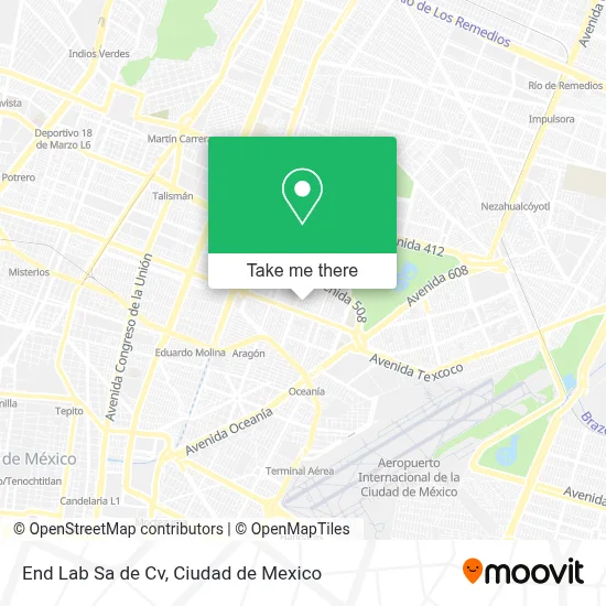 End Lab Sa de Cv map