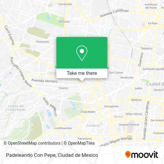Padeleando Con Pepe map