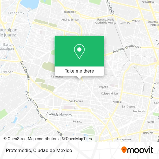 Protemedic map