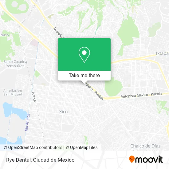 Rye Dental map