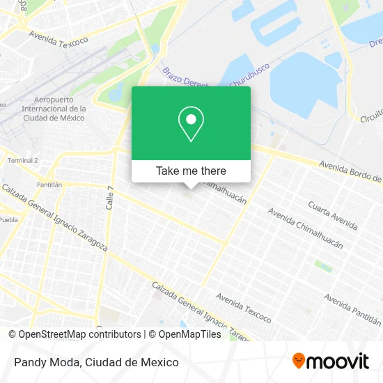 Pandy Moda map